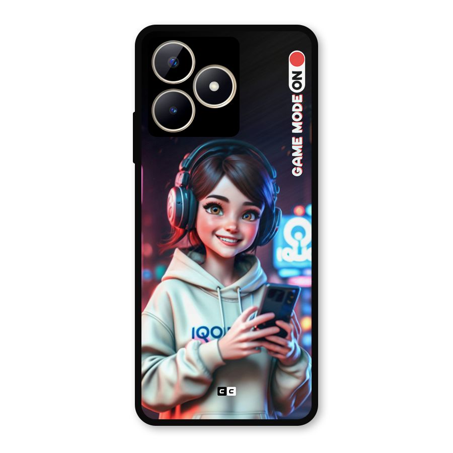 Lets Play Metal Back Case for Realme C53