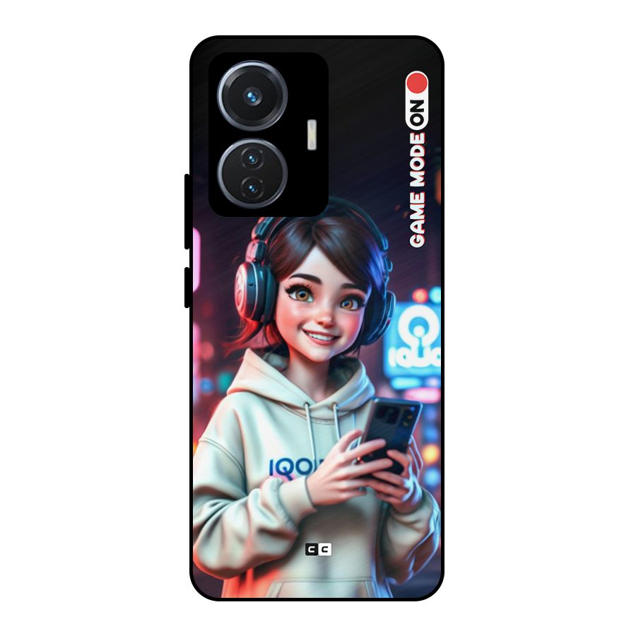 Lets Play Metal Back Case for Vivo T1 44W