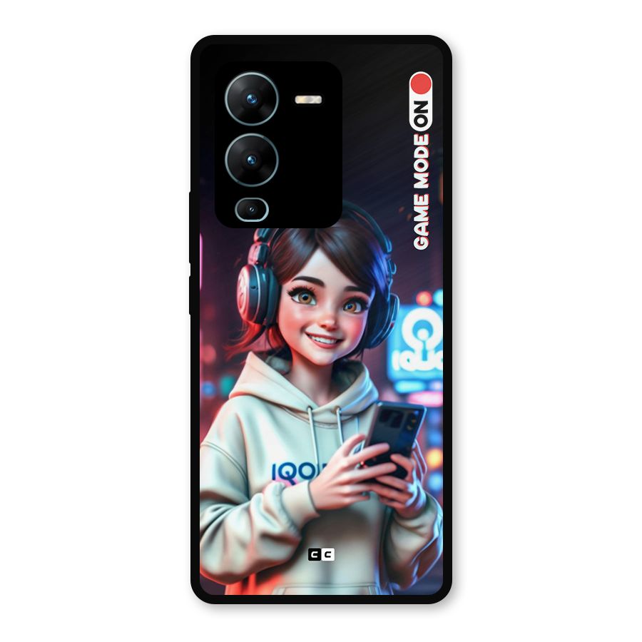 Lets Play Metal Back Case for Vivo V25 Pro