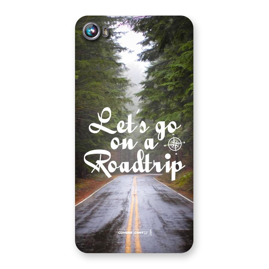 Lets go on a Roadtrip Back Case for Micromax Canvas Fire 4 A107