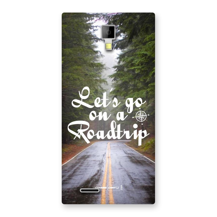 Lets go on a Roadtrip Back Case for Micromax Canvas Xpress A99