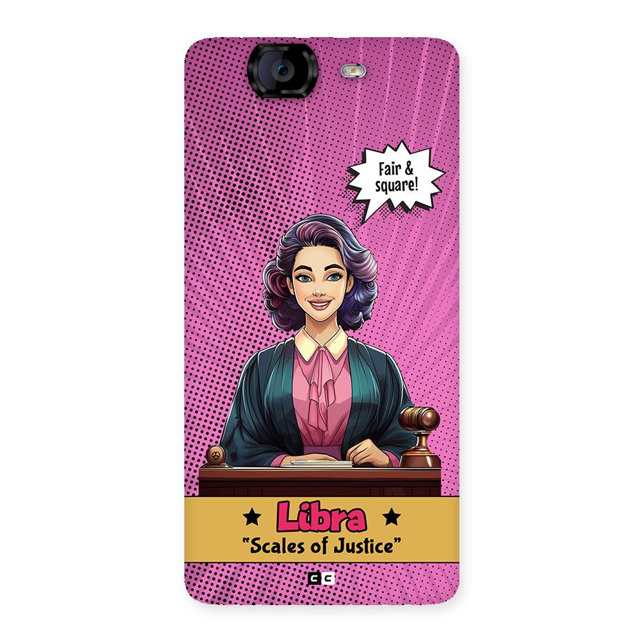 Libra Justice Back Case for Canvas Knight A350