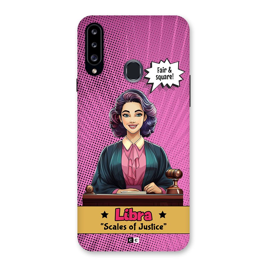 Libra Justice Back Case for Galaxy A20s