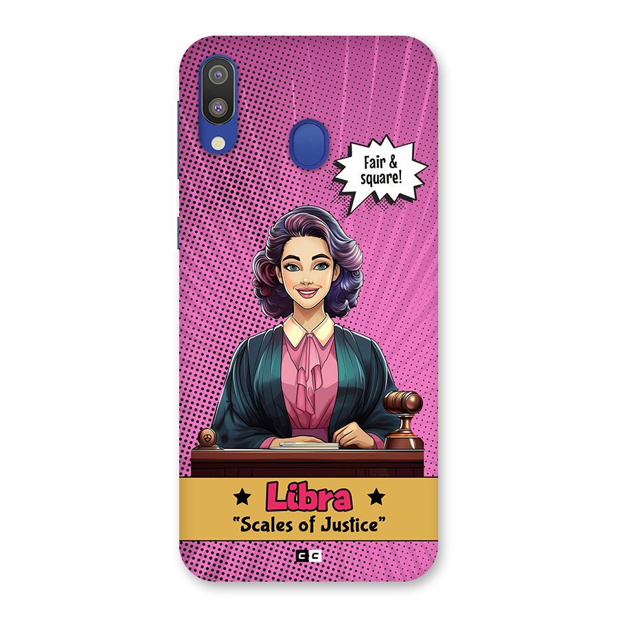 Libra Justice Back Case for Galaxy M20