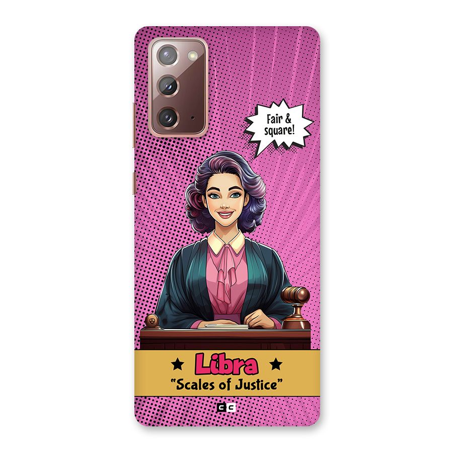 Libra Justice Back Case for Galaxy Note 20
