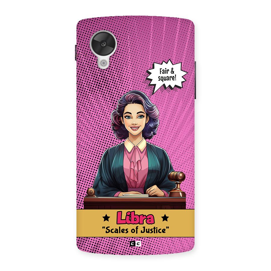 Libra Justice Back Case for Google Nexus 5