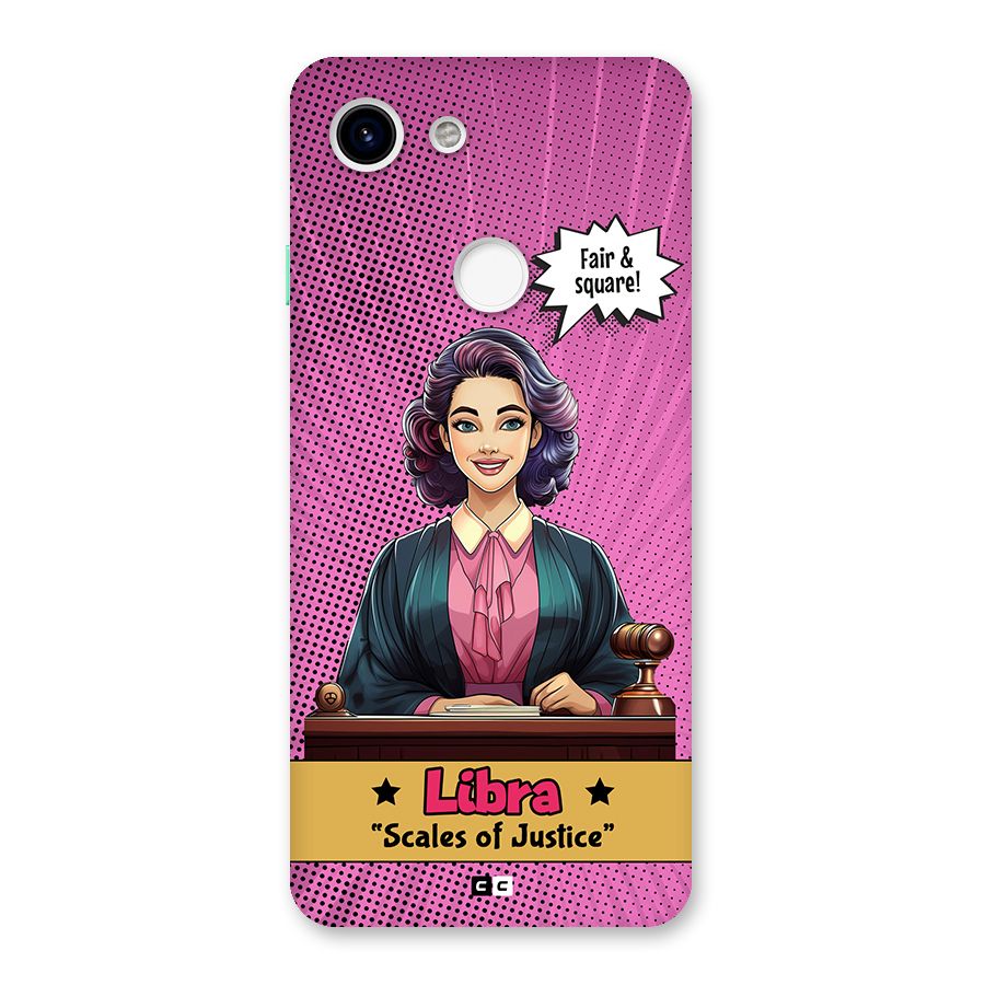 Libra Justice Back Case for Google Pixel 3
