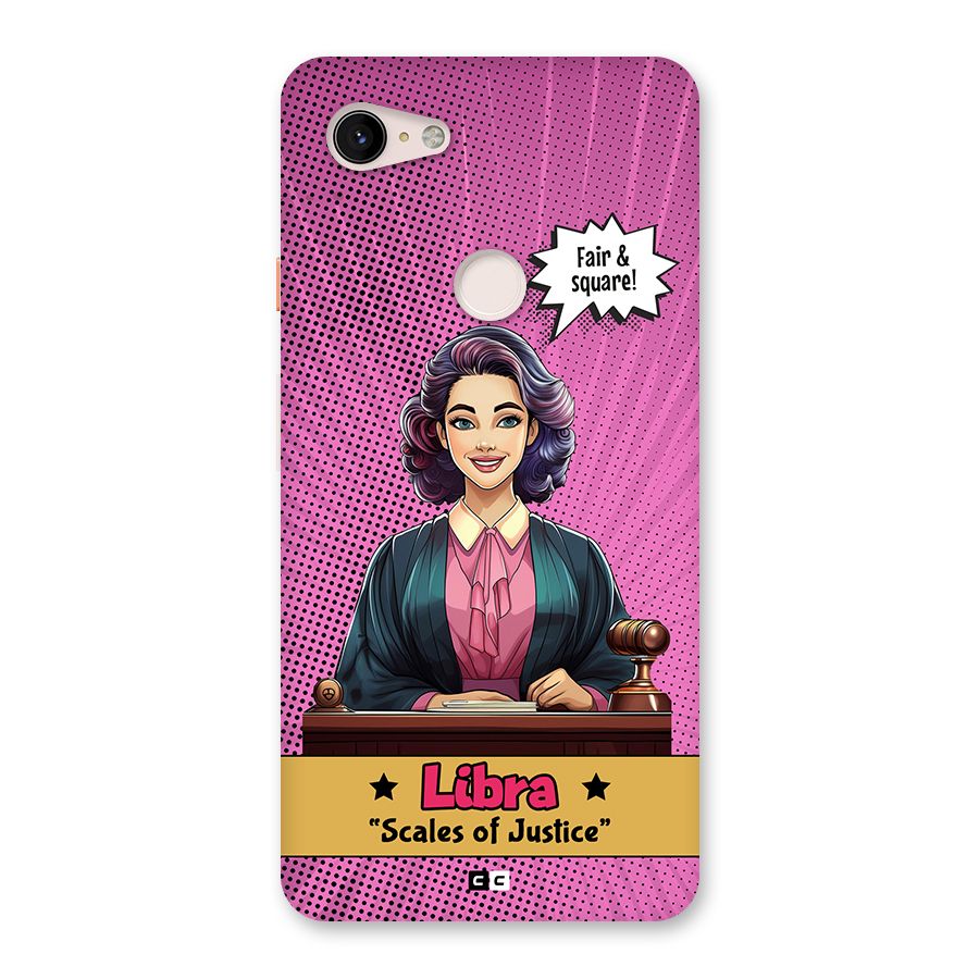 Libra Justice Back Case for Google Pixel 3 XL