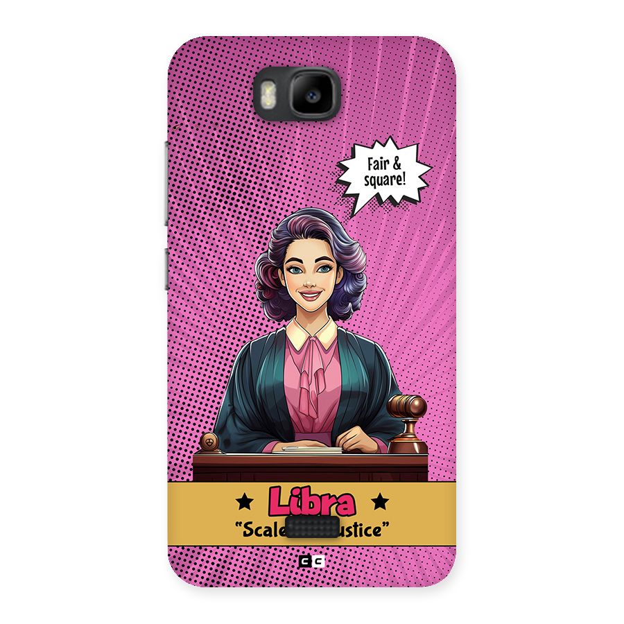 Libra Justice Back Case for Honor Bee