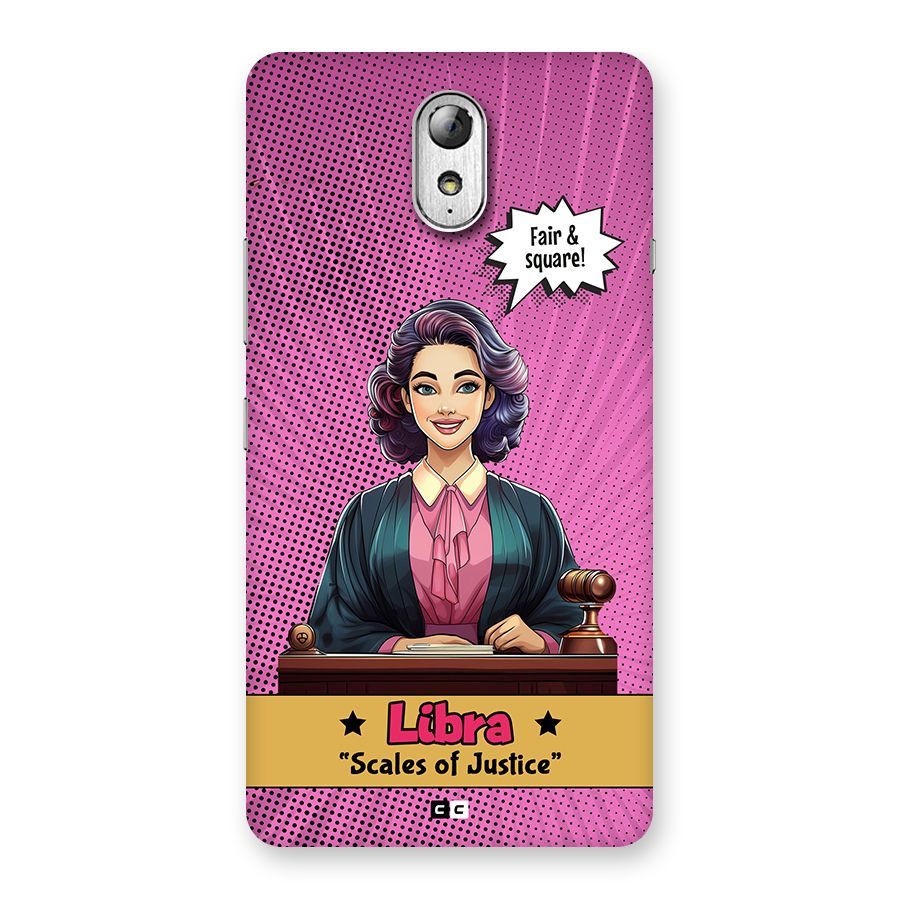 Libra Justice Back Case for Lenovo Vibe P1M