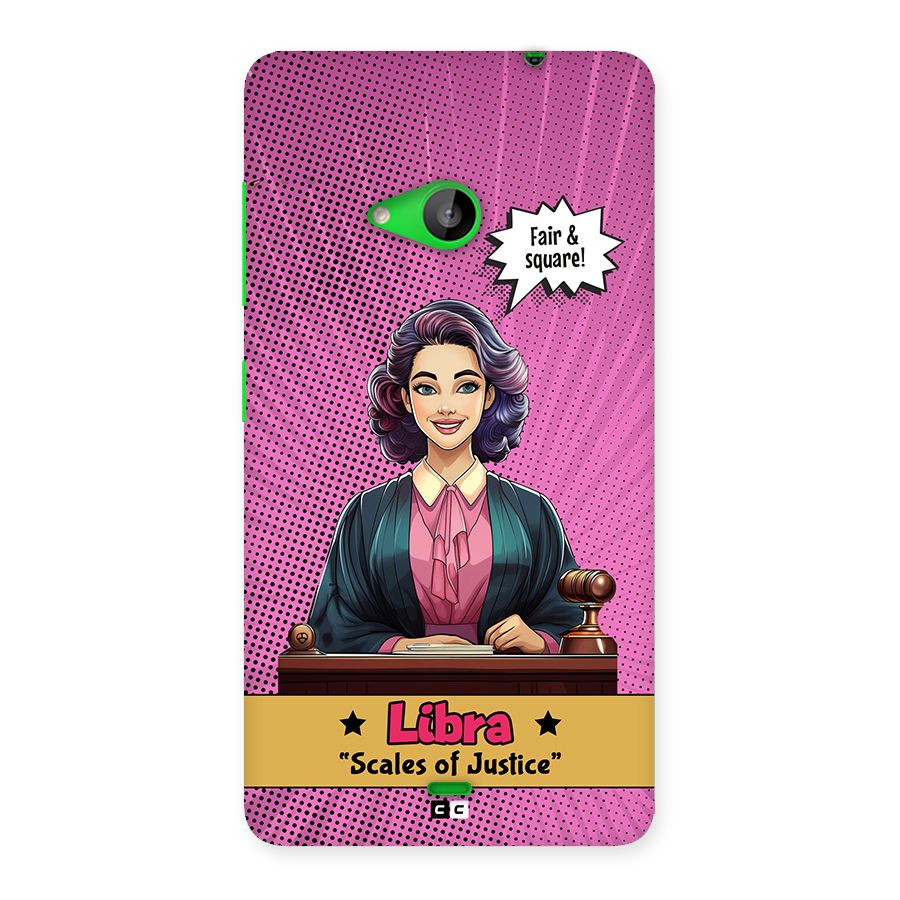 Libra Justice Back Case for Lumia 535