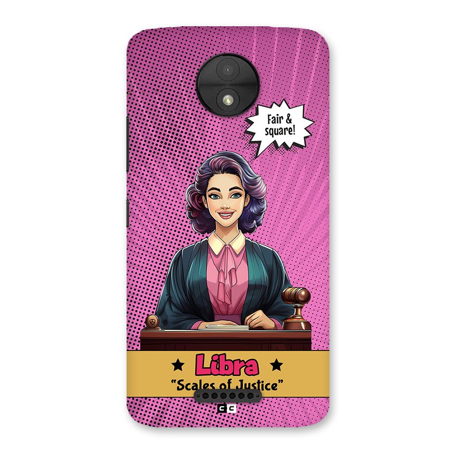 Libra Justice Back Case for Moto C