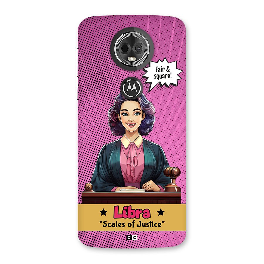 Libra Justice Back Case for Moto E5 Plus