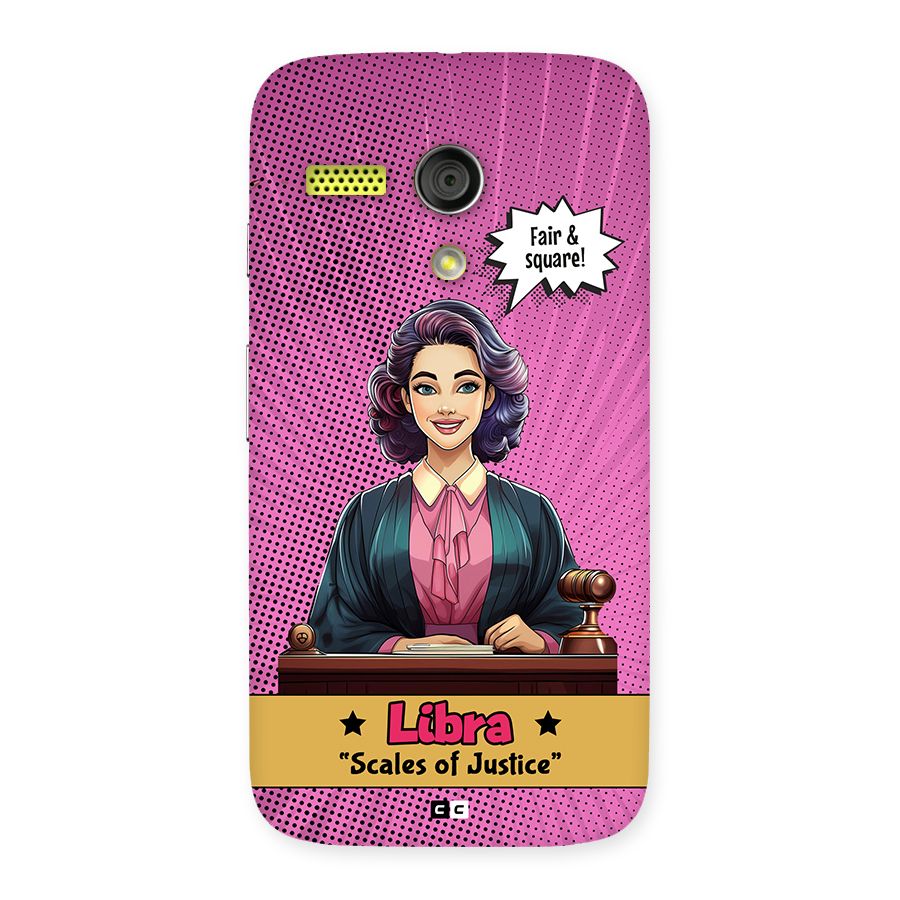 Libra Justice Back Case for Moto G