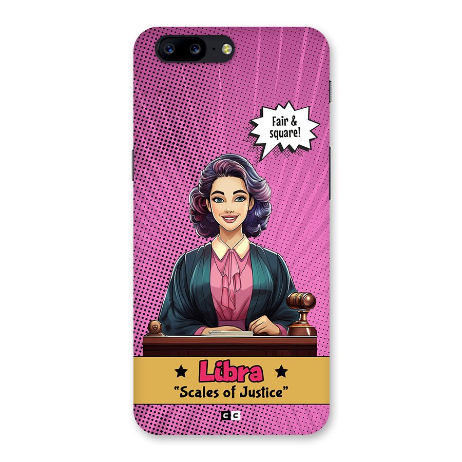 Libra Justice Back Case for OnePlus 5