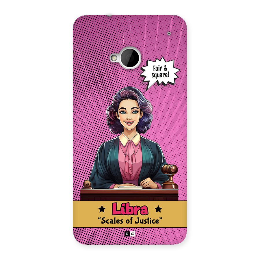 Libra Justice Back Case for One M7 (Single Sim)