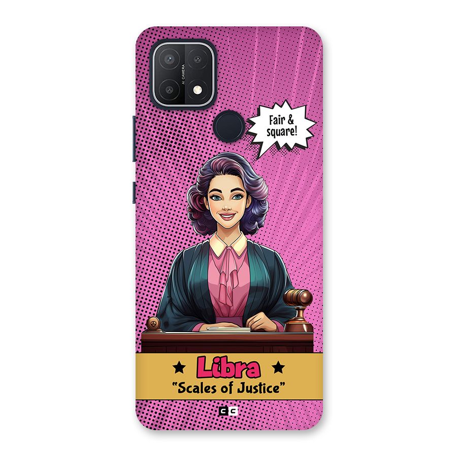 Libra Justice Back Case for Oppo A15