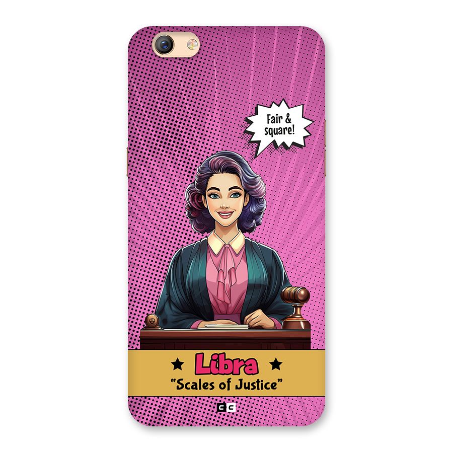 Libra Justice Back Case for Oppo F3 Plus