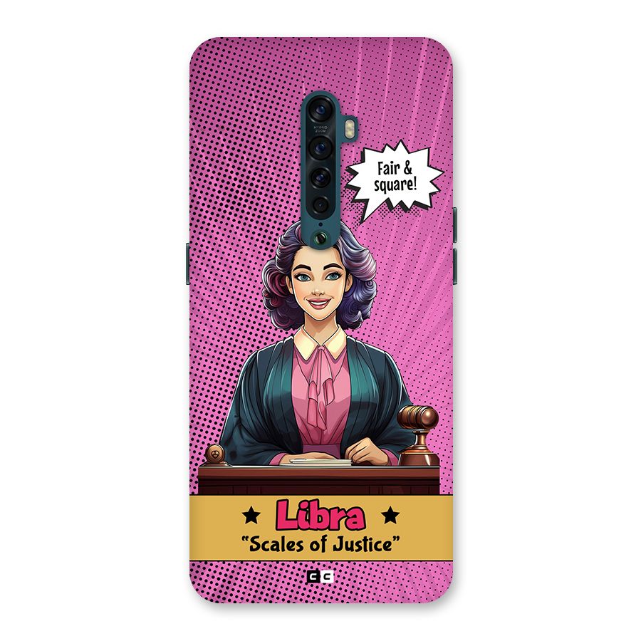 Libra Justice Back Case for Oppo Reno2