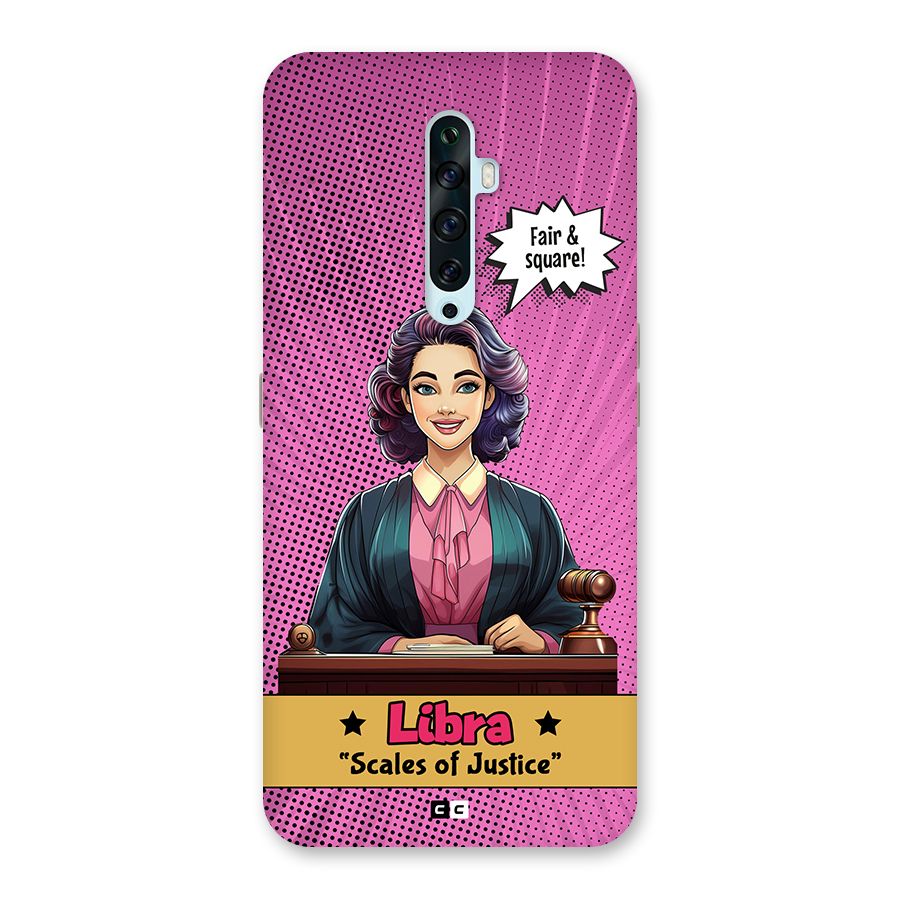 Libra Justice Back Case for Oppo Reno2 F