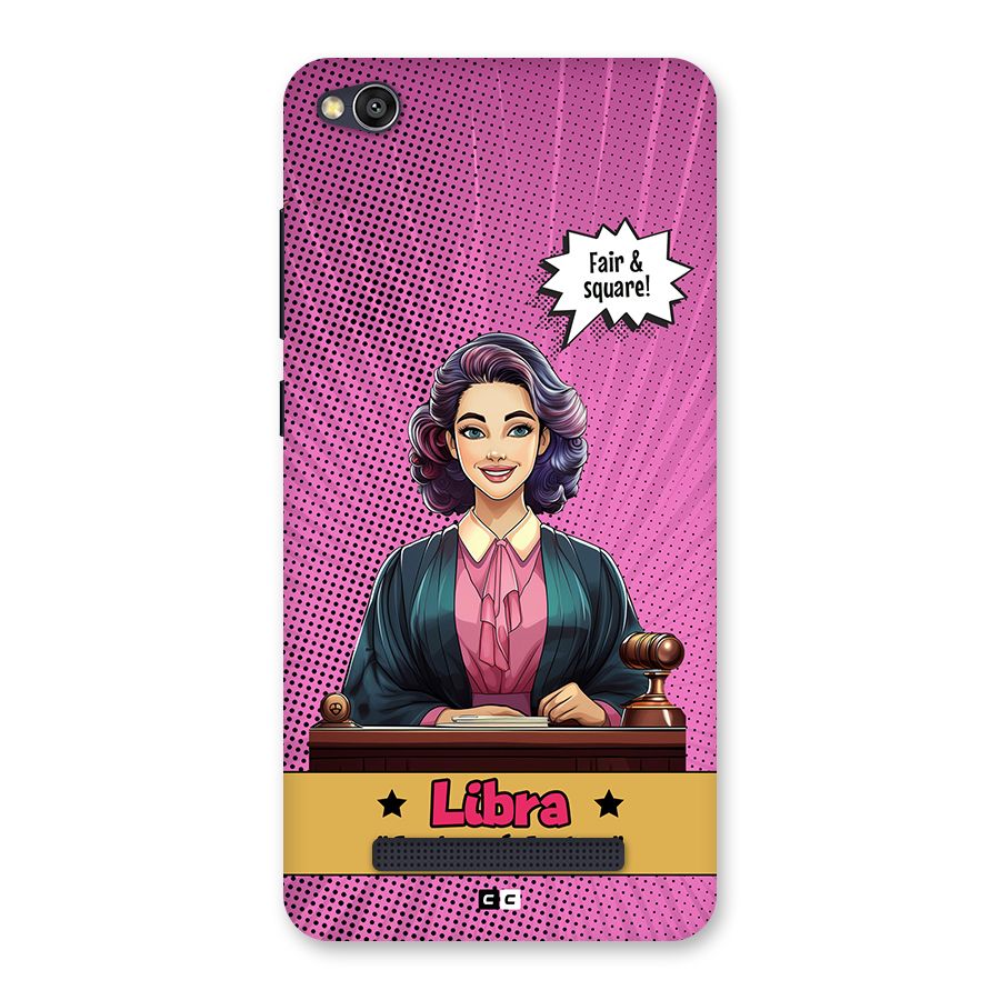 Libra Justice Back Case for Redmi 4A