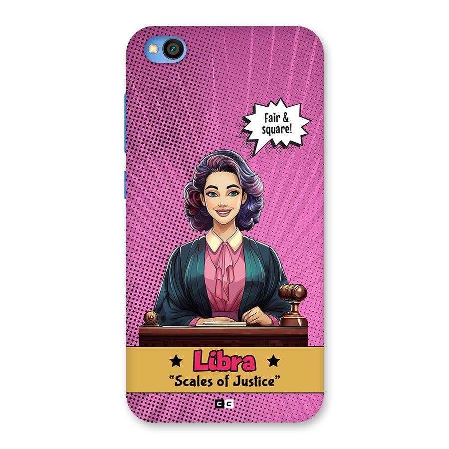 Libra Justice Back Case for Redmi Go