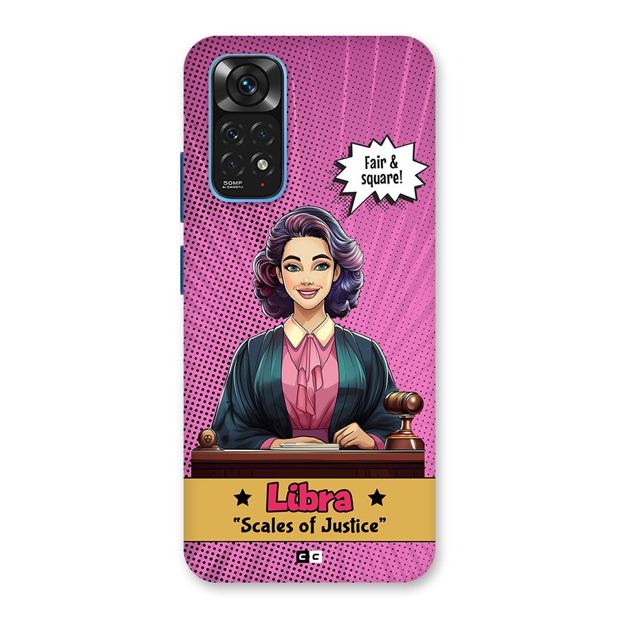 Libra Justice Back Case for Redmi Note 11S