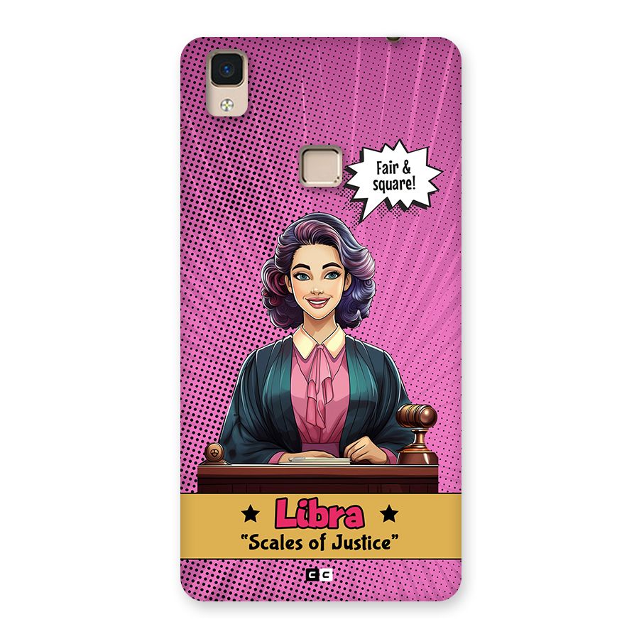 Libra Justice Back Case for V3 Max