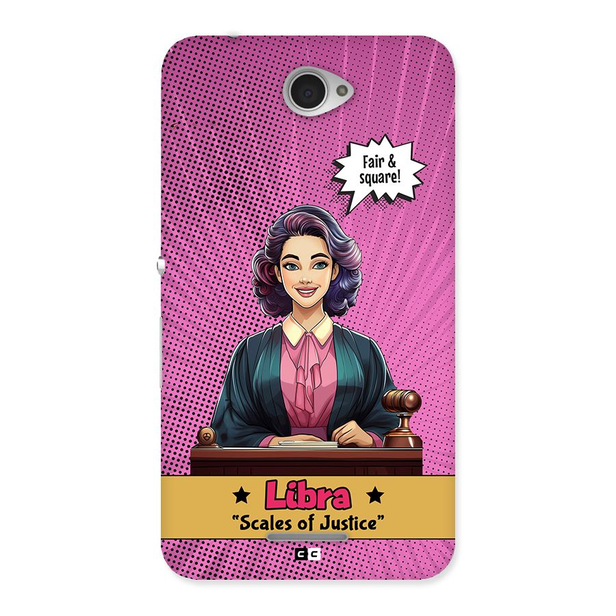 Libra Justice Back Case for Xperia E4