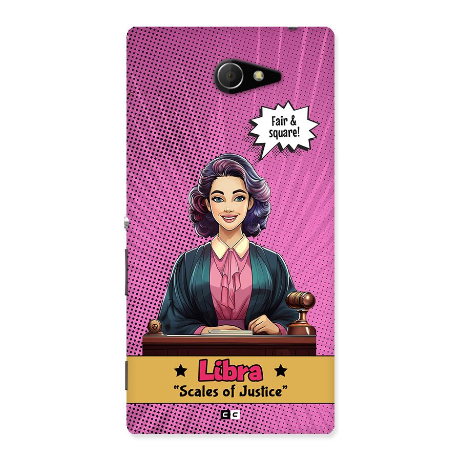 Libra Justice Back Case for Xperia M2