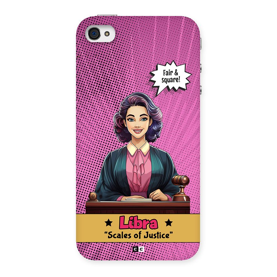 Libra Justice Back Case for iPhone 4 4s