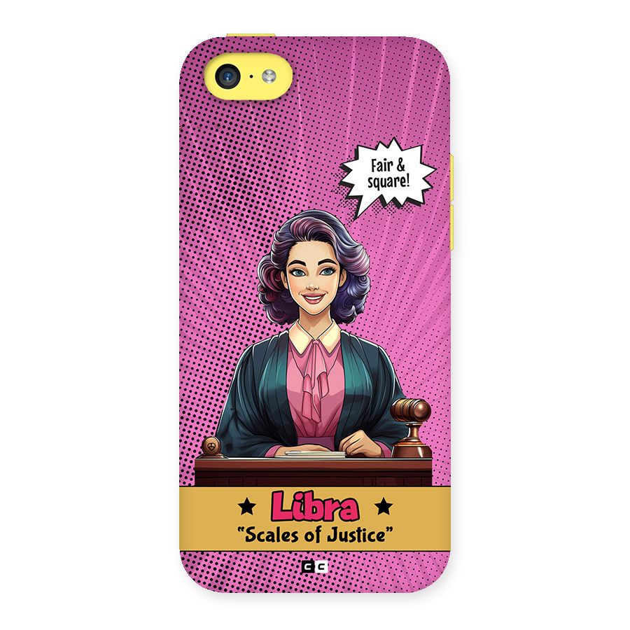 Libra Justice Back Case for iPhone 5C