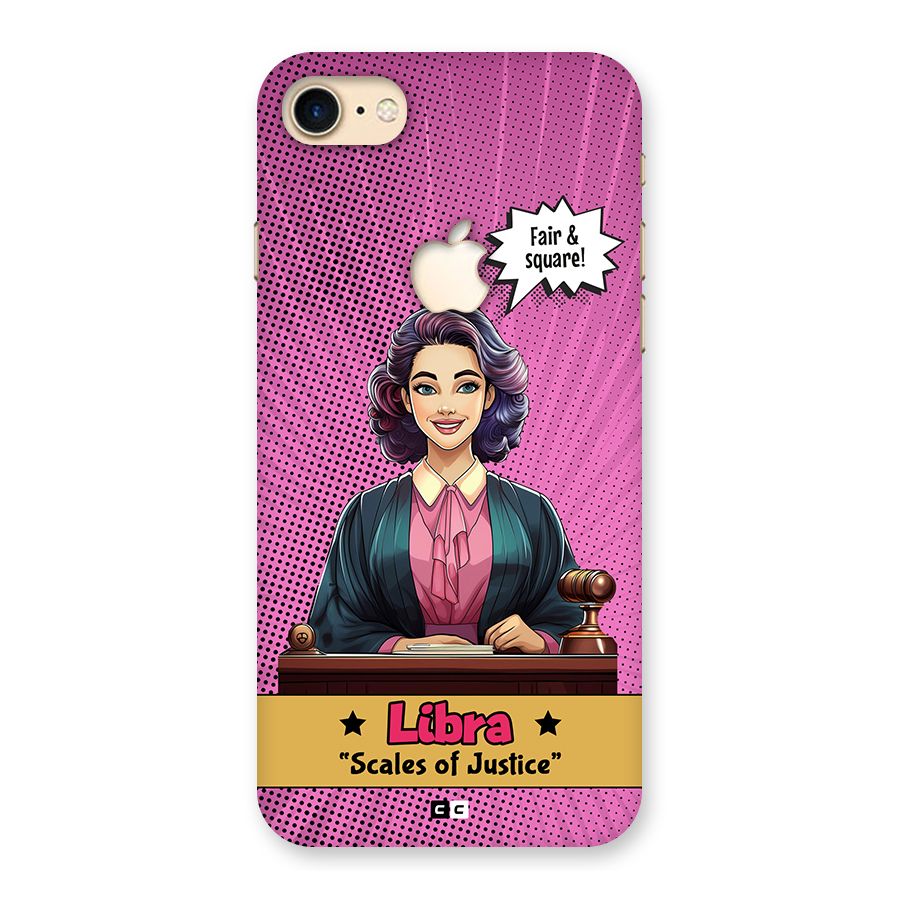 Libra Justice Back Case for iPhone 7 Apple Cut