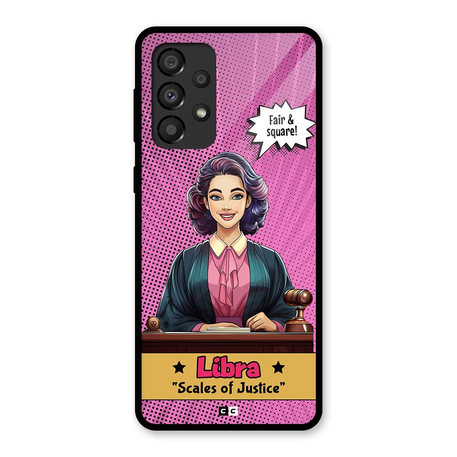 Libra Justice Glass Back Case for Galaxy A33 5G