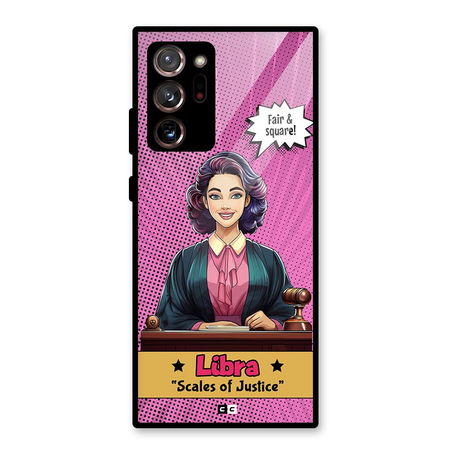 Libra Justice Glass Back Case for Galaxy Note 20 Ultra 5G