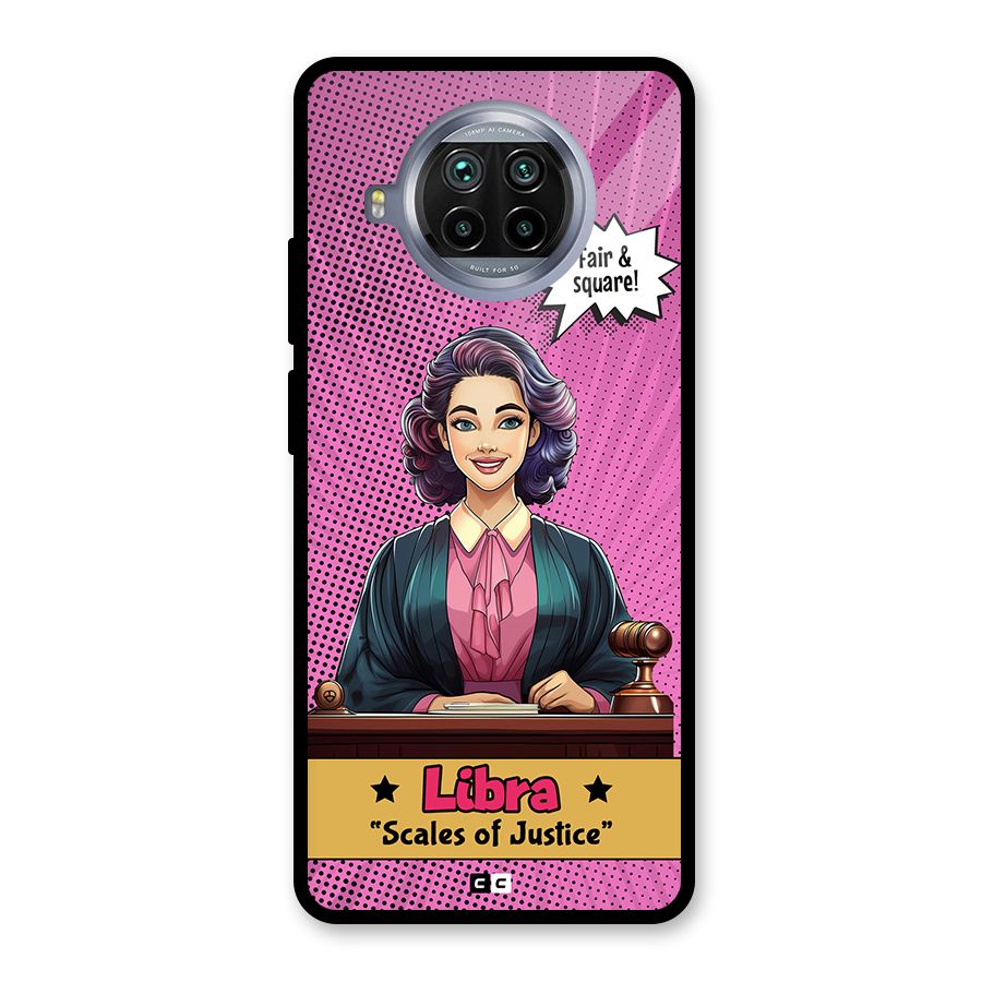 Libra Justice Glass Back Case for Mi 10i