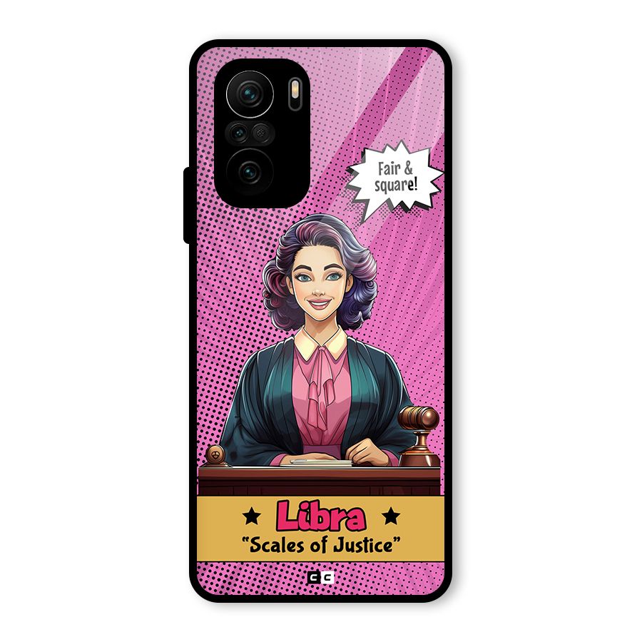 Libra Justice Glass Back Case for Mi 11x