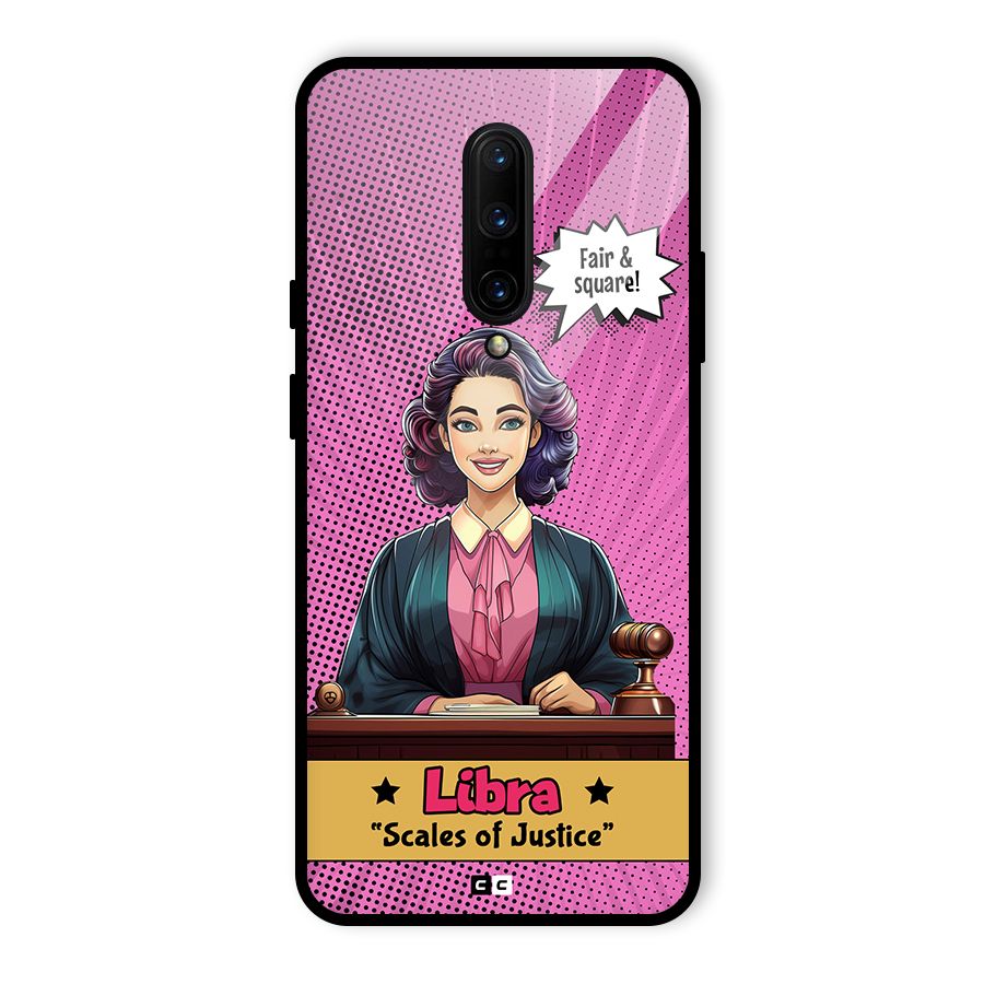 Libra Justice Glass Back Case for OnePlus 7 Pro