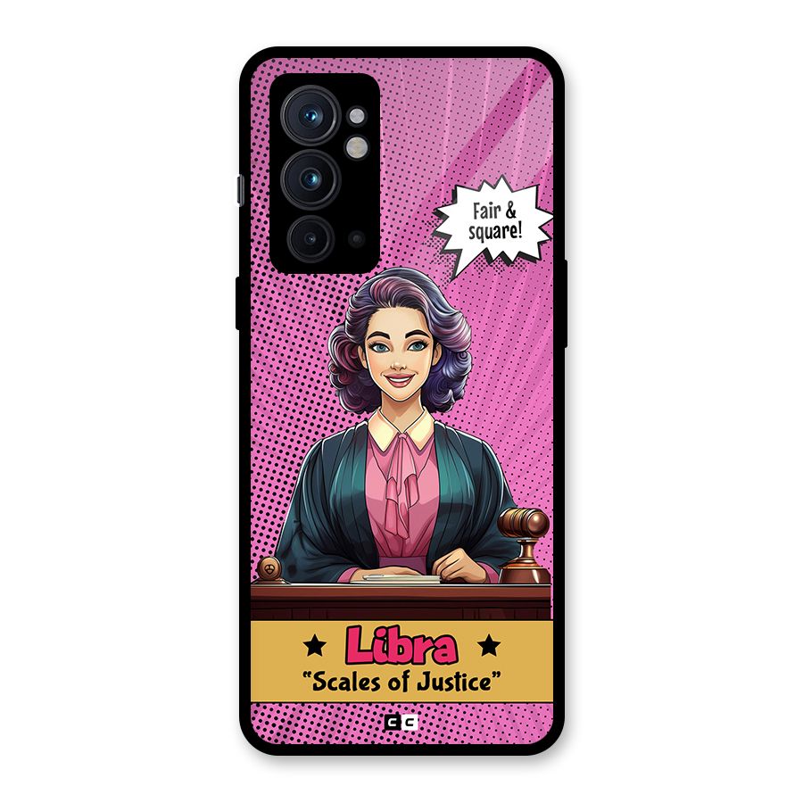 Libra Justice Glass Back Case for OnePlus 9RT 5G