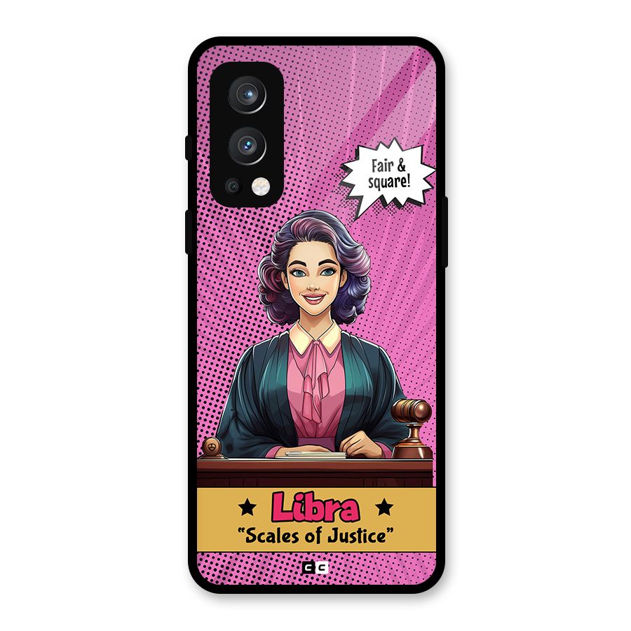 Libra Justice Glass Back Case for OnePlus Nord 2 5G