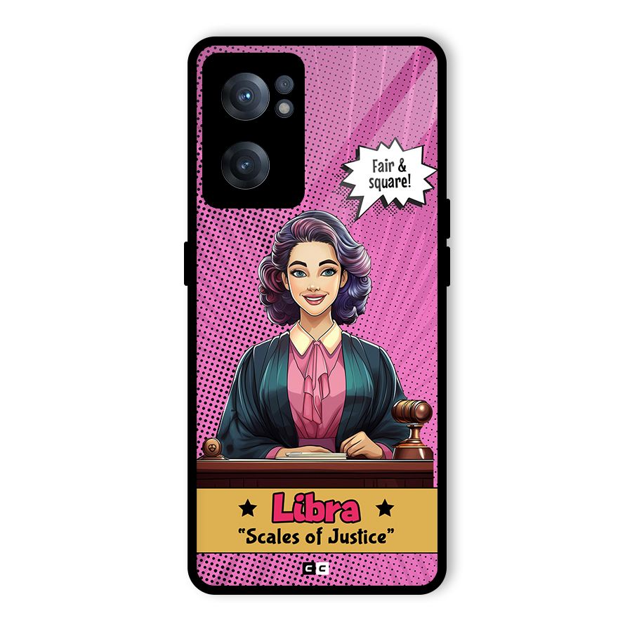 Libra Justice Glass Back Case for OnePlus Nord CE 2 5G