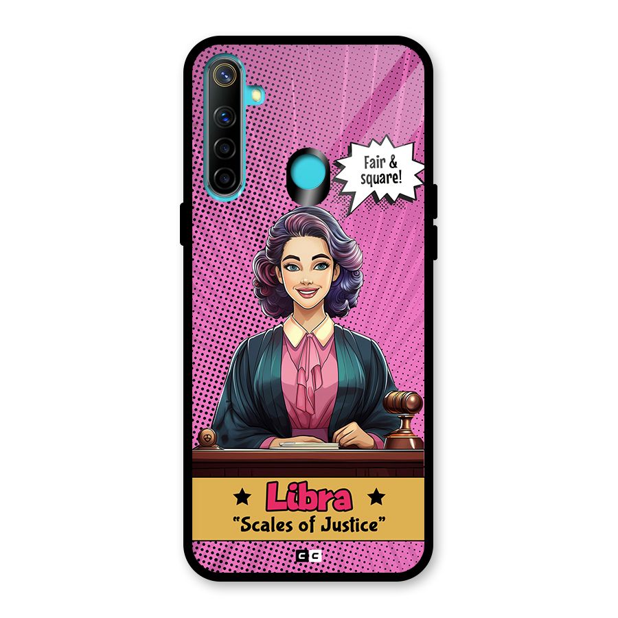 Libra Justice Glass Back Case for Realme 5i