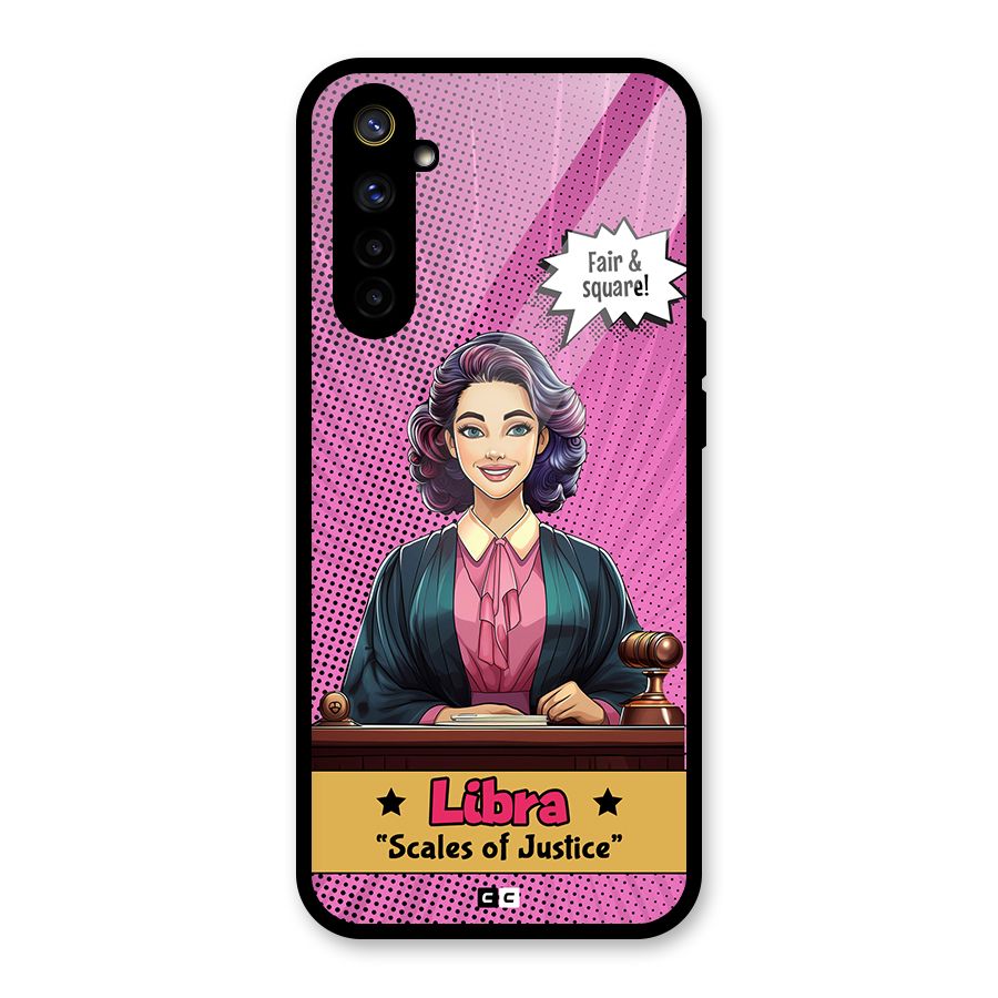 Libra Justice Glass Back Case for Realme 6