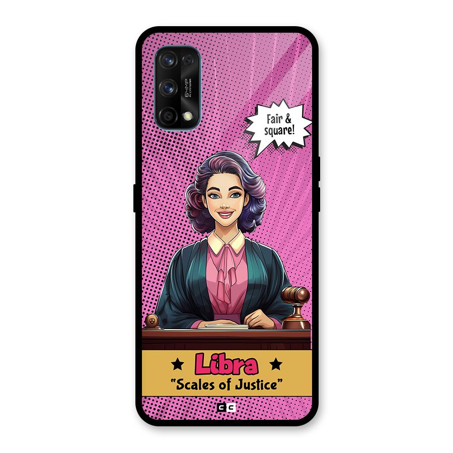 Libra Justice Glass Back Case for Realme 7 Pro