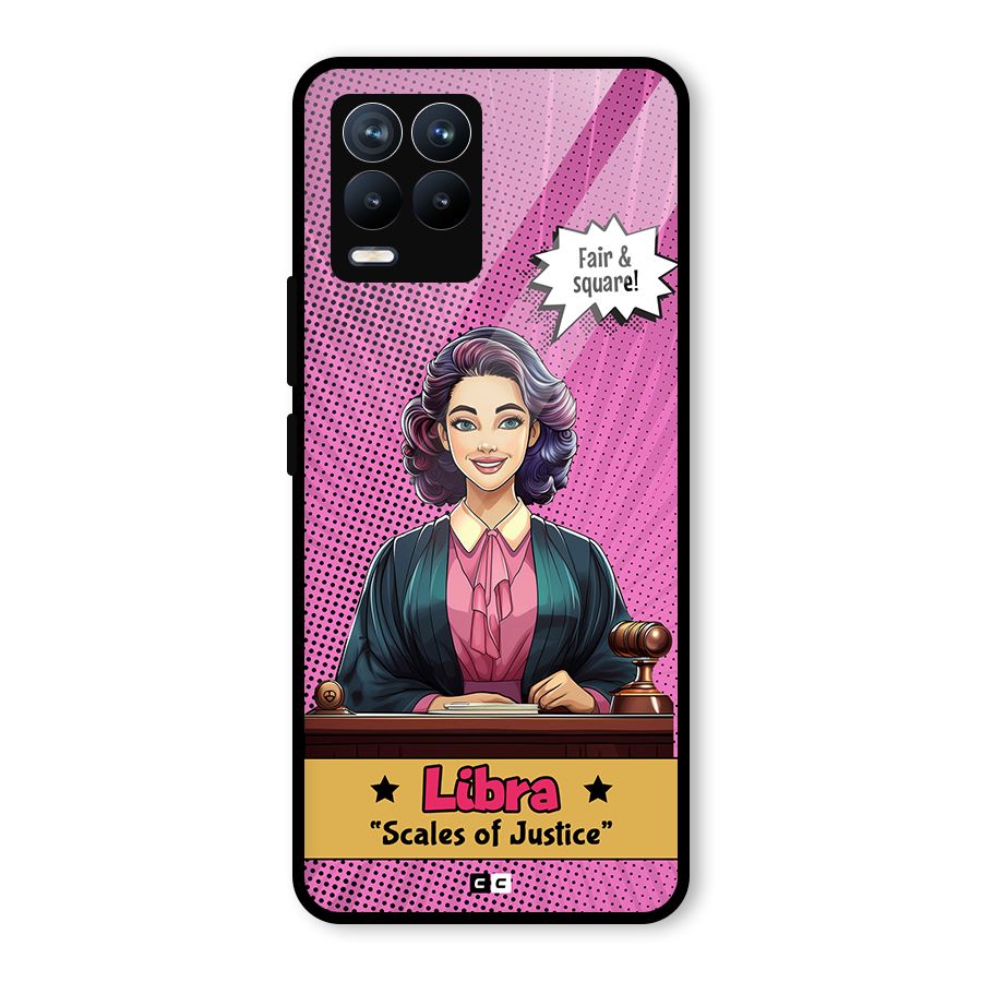 Libra Justice Glass Back Case for Realme 8