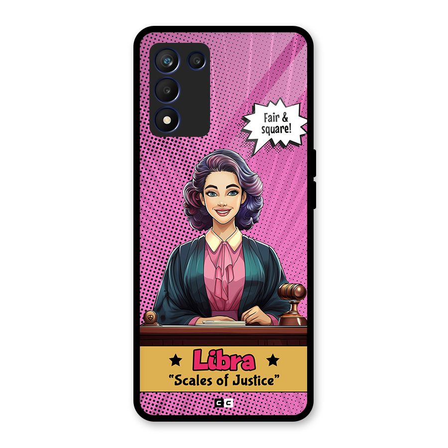 Libra Justice Glass Back Case for Realme 9 5G Speed