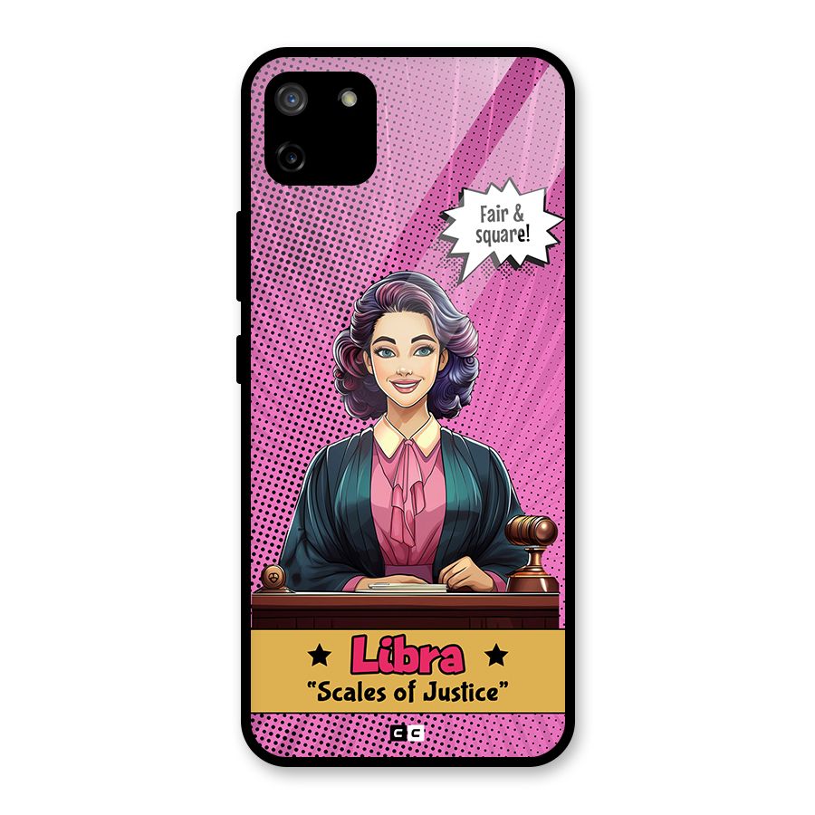 Libra Justice Glass Back Case for Realme C11