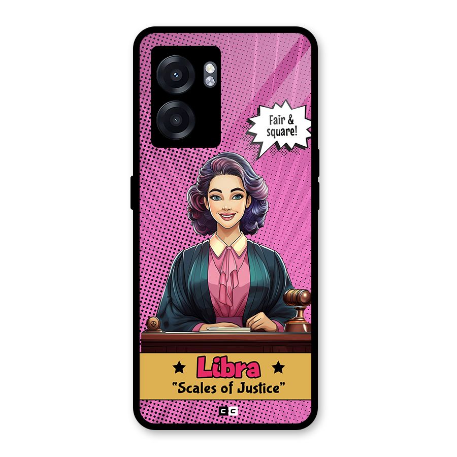 Libra Justice Glass Back Case for Realme Narzo 50 5G