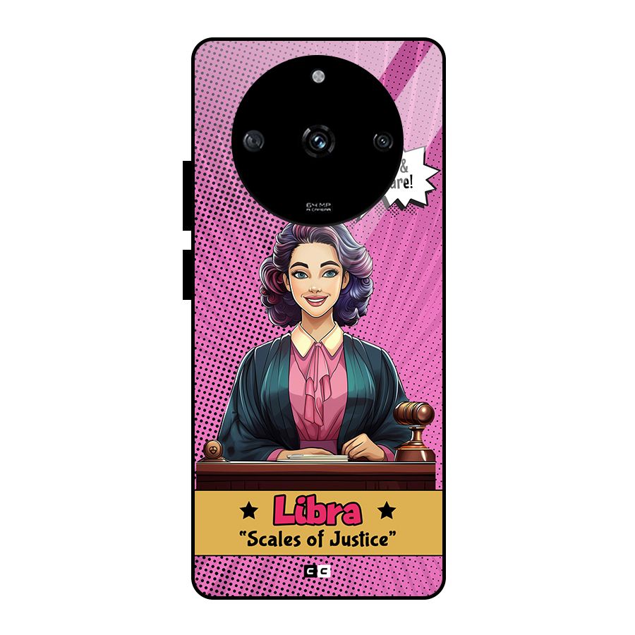 Libra Justice Glass Back Case for Realme Narzo 60 5G