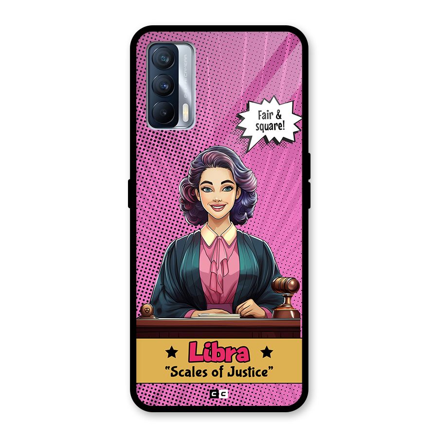 Libra Justice Glass Back Case for Realme X7